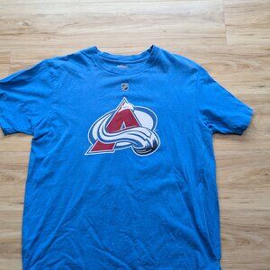 Reebok NHL Colorado Avalanche Nathan MacKinnon Jersey Shirt Mens L